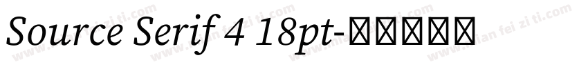 Source Serif 4 18pt字体转换